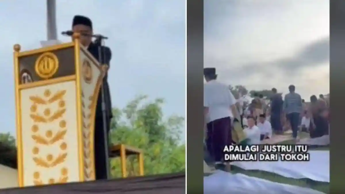 Isi Khutbah Dr Untung Cahyono saat Salat Idulfitri hingga Ditinggal Jamaah, Kampus Beri Pernyataan