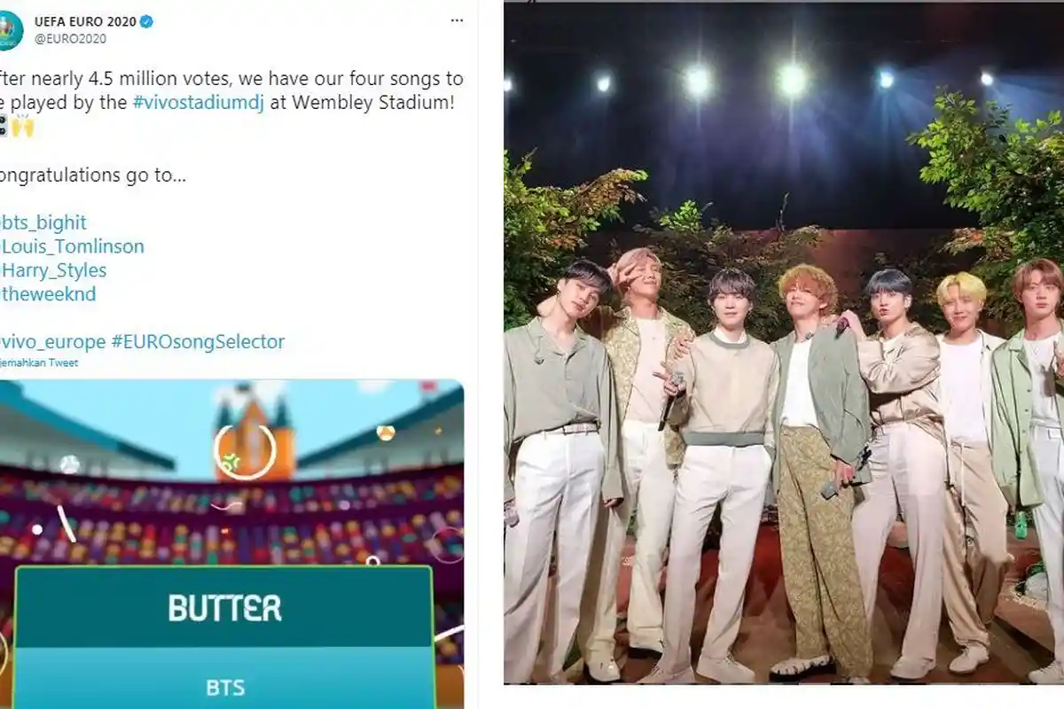 Kontroversi Lagu Butter Milik BTS di Final Euro 2020