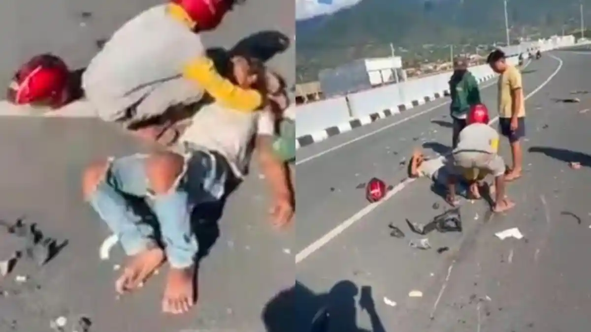 BREAKING NEWS: Kecelakaan Maut di Elevated Road Teluk Palu, Pengendara Motor Tewas di Tempat