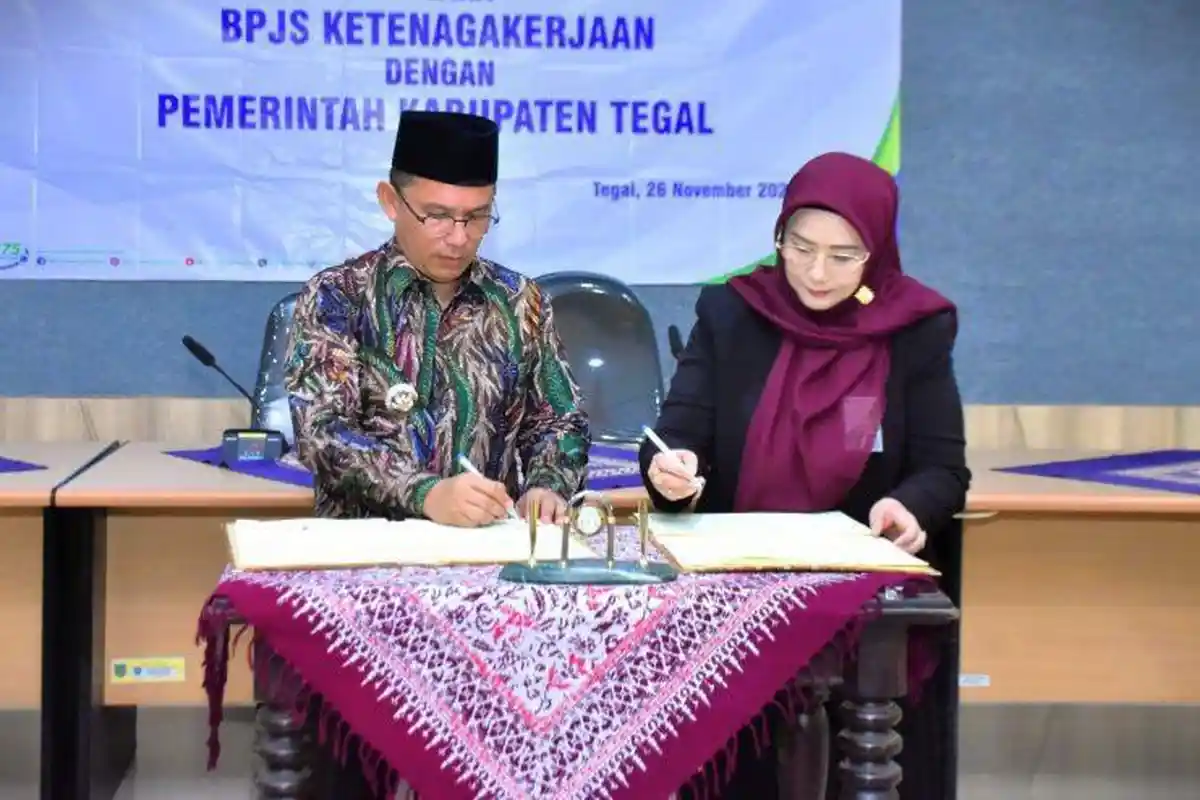 Pemkab Tegal Perluas Jangkauan Kepesertaan BPJS Ketenagakerjaan