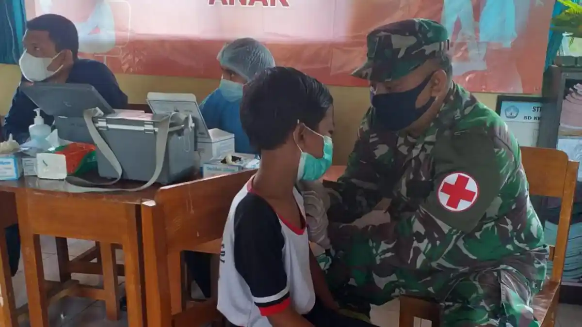 Belum Tuntas, Vaksinasi Anak di Klungkung Masih Berlanjut