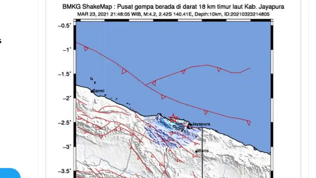 Gempa Terkini Dalam 24 Jam Terakhir Ada 4 Gempa 5 Skala Magnitudo tapi Tak Ada yang di Indonesia