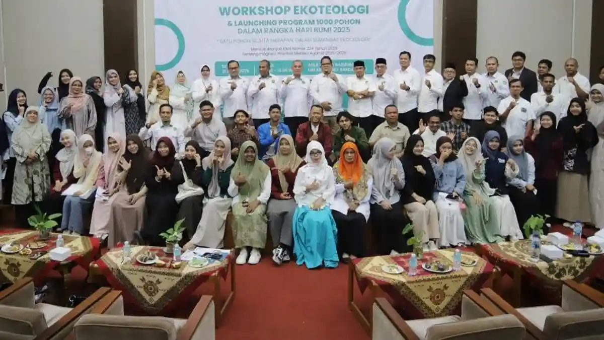 Peringati Hari Bumi 2025, UIN Ar-Raniry Gelar Workshop Ekoteologi dan Launching Program 1.000 Pohon