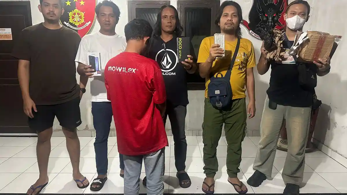 Nekat Tukar Barang Pesanan, Pegawai Jasa Pengiriman Dibekuk Polresta Pangkalpinang