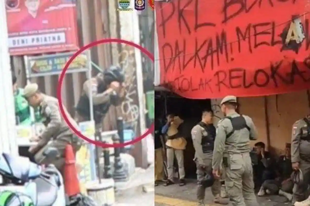 Nasib Apes Anggota Satpol PP Kena Siram Minyak Panas Saat Tertibkan PKL di Bandung, Sempat Bentrok