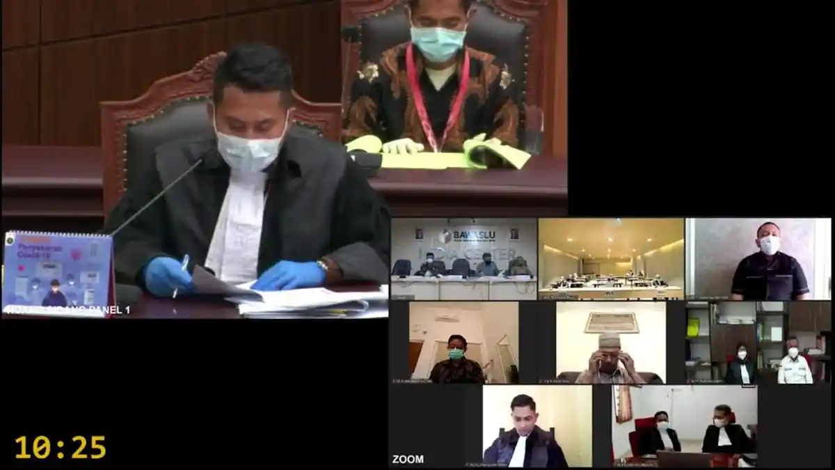 Sidang Pemeriksaan, KPU Lutim Jawab Dalil IBAS-RIO hingga Mohon Eksepsi Diterima MK
