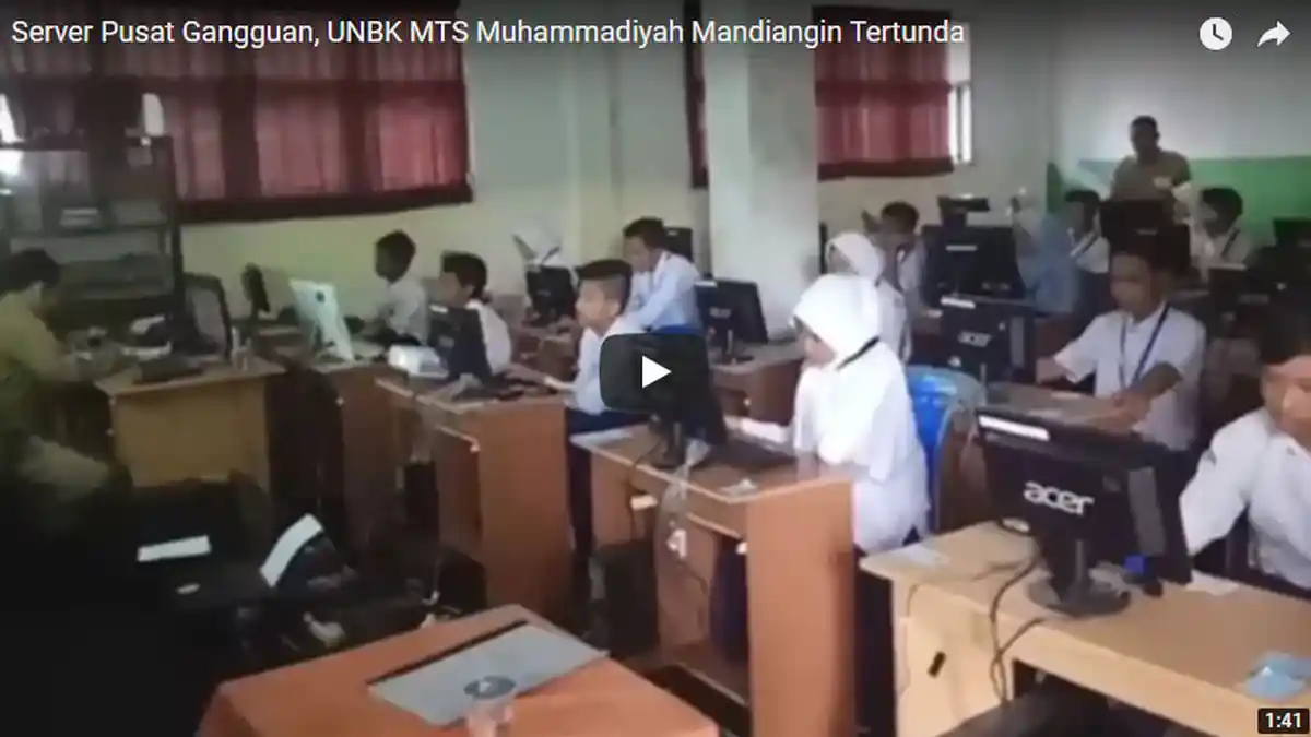 20 Siswa di Blitar Mengundurkan Diri dari UNBK SMA dan SMK 2019, Ini Alasannya