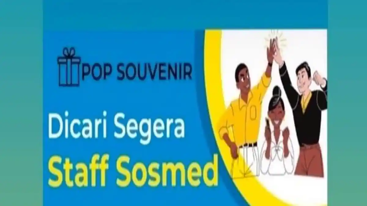 Lowongan Kerja Kendari, Pop Souvenir Buka Rekrutmen Posisi Staf Sosmed, Syarat dan Cara Daftar