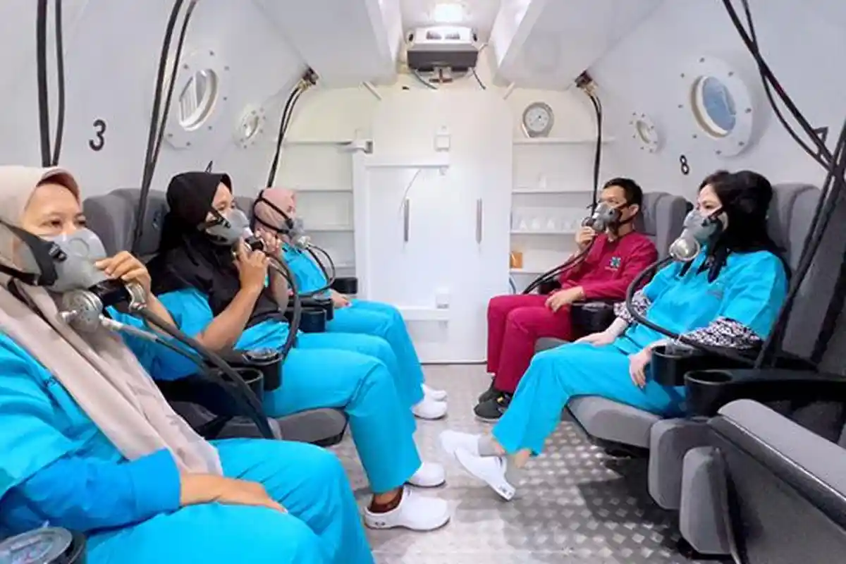 Diluncurkan Tahun Lalu, Pasien Terapi Hiperbarik di RSUD Cibinong Tinggi, Bisa Atasi Saraf Kejepit