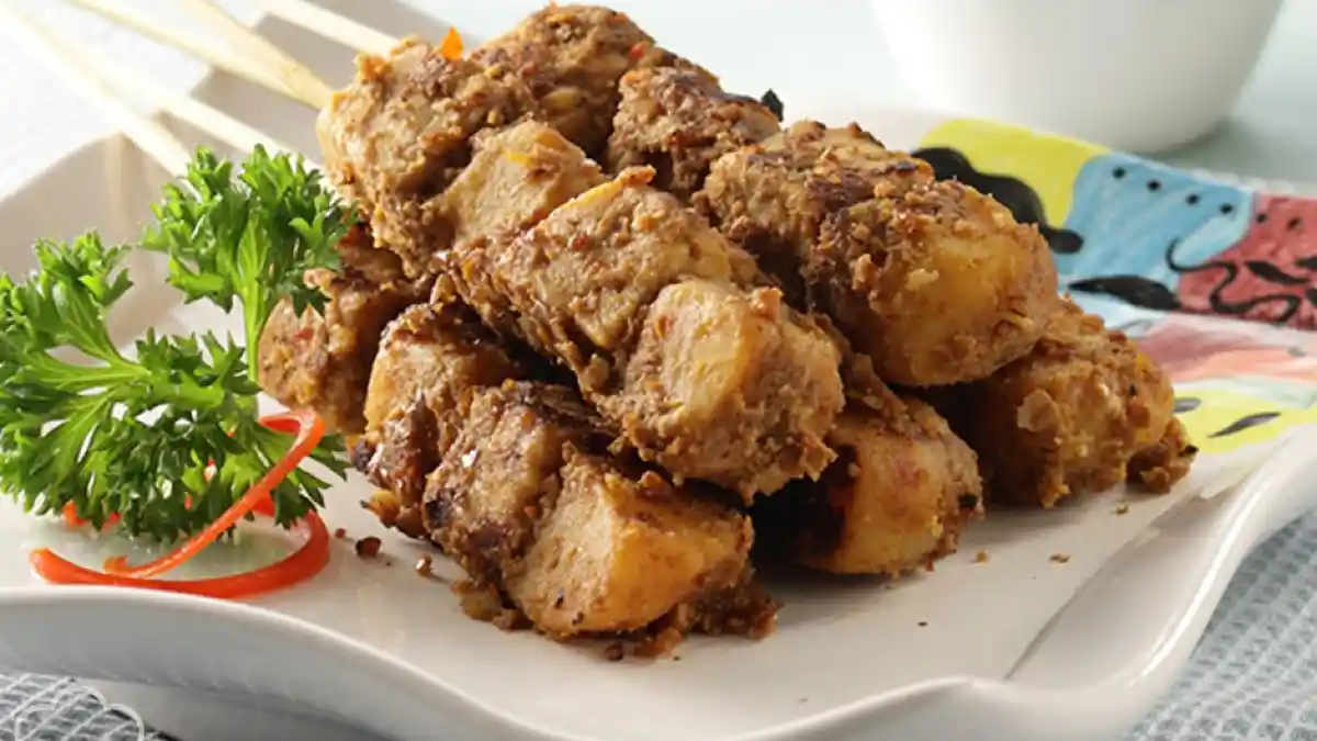 Resep Sate Tempe dan Kentang Bumbu Pecel - Sajian Yang Disukai Sejuta Umat