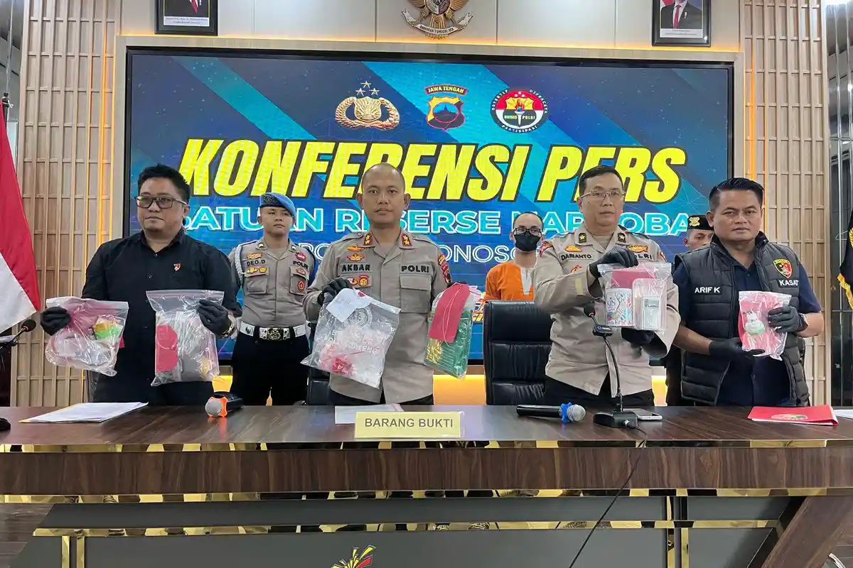 Jaringan Peredaran Narkoba di Wonosobo Terbongkar, Modusnya Rapi