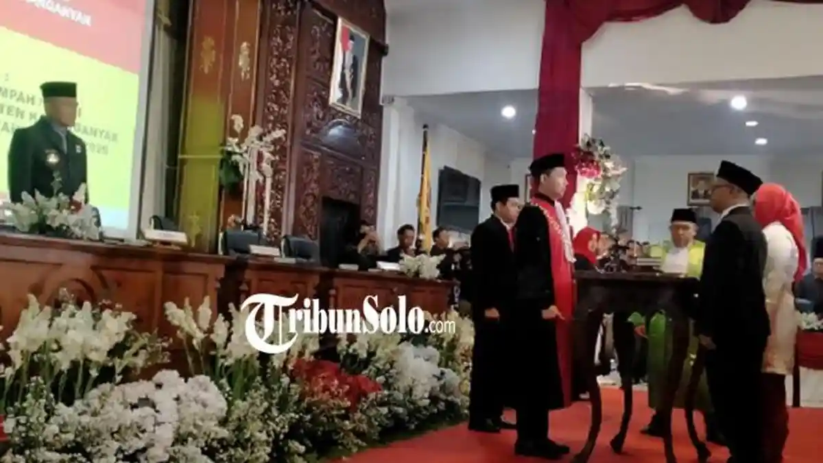 PJ Bupati Timotius Suryadi Menghadiri Pelantikan Anggota DPRD Karanganyar 2024-2029