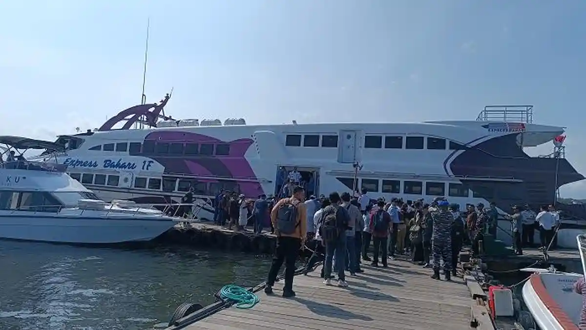 SEGINI Tarif, Nyaman & Lebih Cepat dari Jalur Darat, Kapal Cepat Express Bahari 1F Resmi Beroperasi