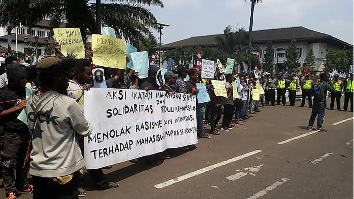 Mahasiswa Papua di Bandung Gelar Aksi Solidaritas, Kecam Tindakan Rasisme