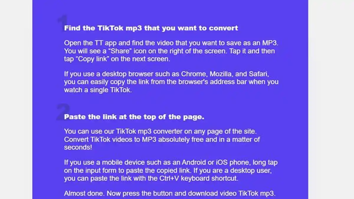 SSSTikTok MP3, Cara Download dan Convert Video TikTok dengan Mudah dan tanpa Watermark