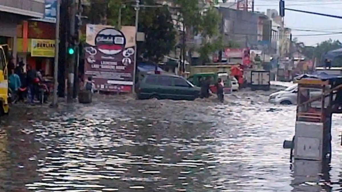 Ini yang Picu Banjir di Jalan Pagarsih Kota Bandung