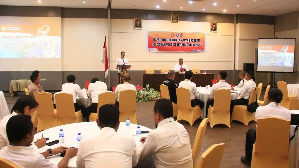 Penanggulangan Terorisme, Radikalisme dan Intoleransi, Polda Maluku Rapat Analisa dan Evaluasi