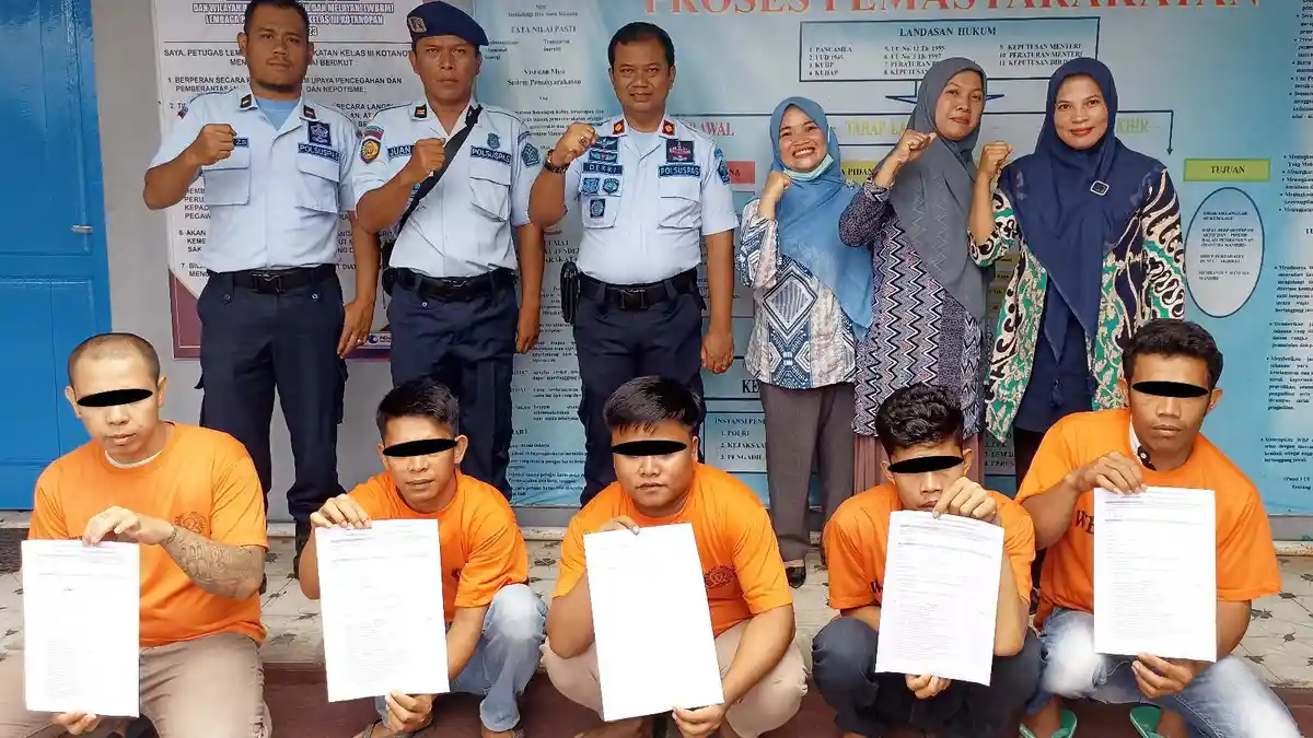 Deteksi Dini Virus HIV, Lapas Kotanopan Gandeng Puskesmas Kotanopan Lakukan Skrining Seluruh WBP