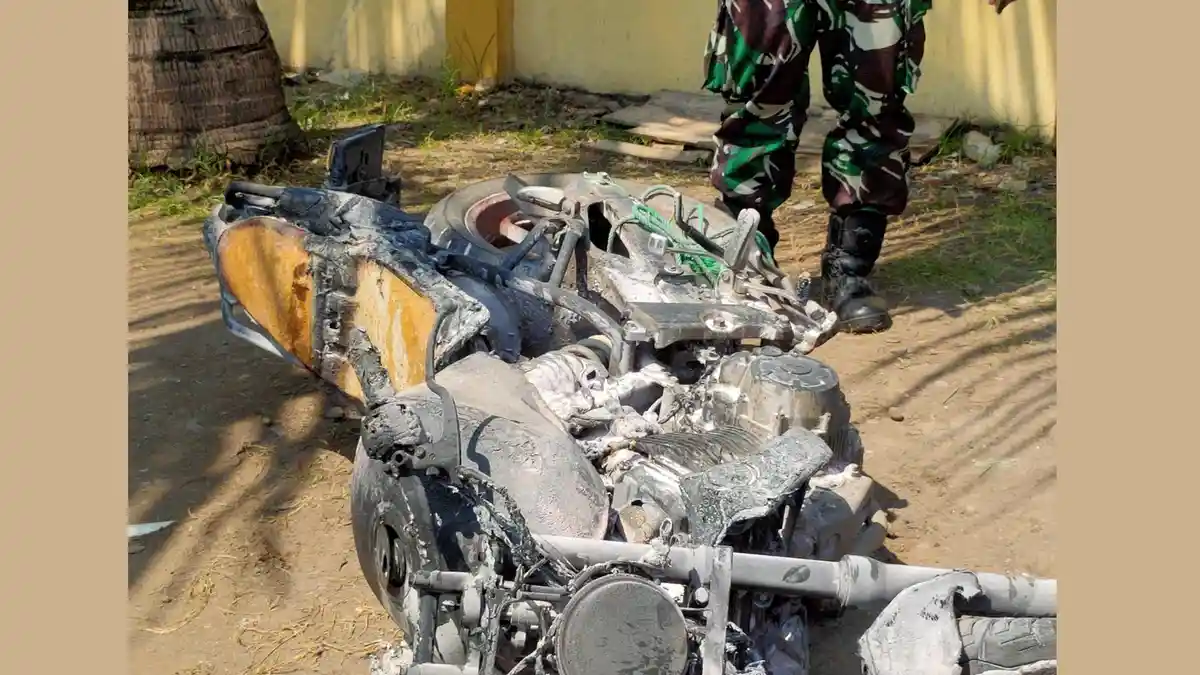 Kronologi Kebakaran Motor di SPBU Weru Cirebon, Percikan Api saat Motor Diselah, Pengendara Selamat