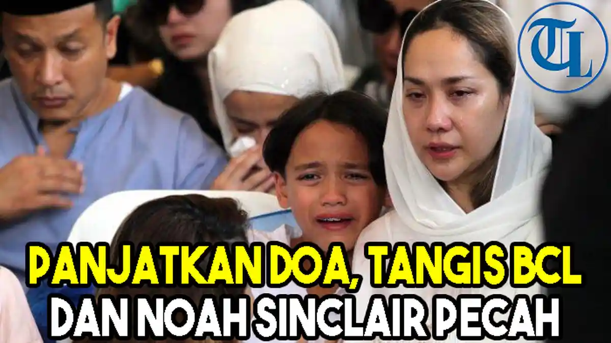 Panjatkan Doa, Tangis BCL dan Noah Sinclair Pecah di Makam Ashraf ...