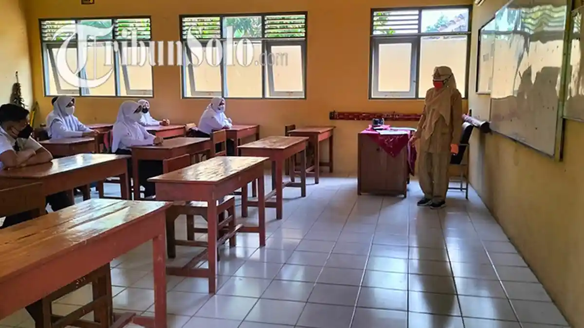 Tatap Muka di Sragen Digilir, Pembelajaran di Sekolah Secara Tatap Muka Hanya 3 Jam Saja
