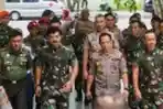 Kunjungan Panglima TNI dan Kapolri