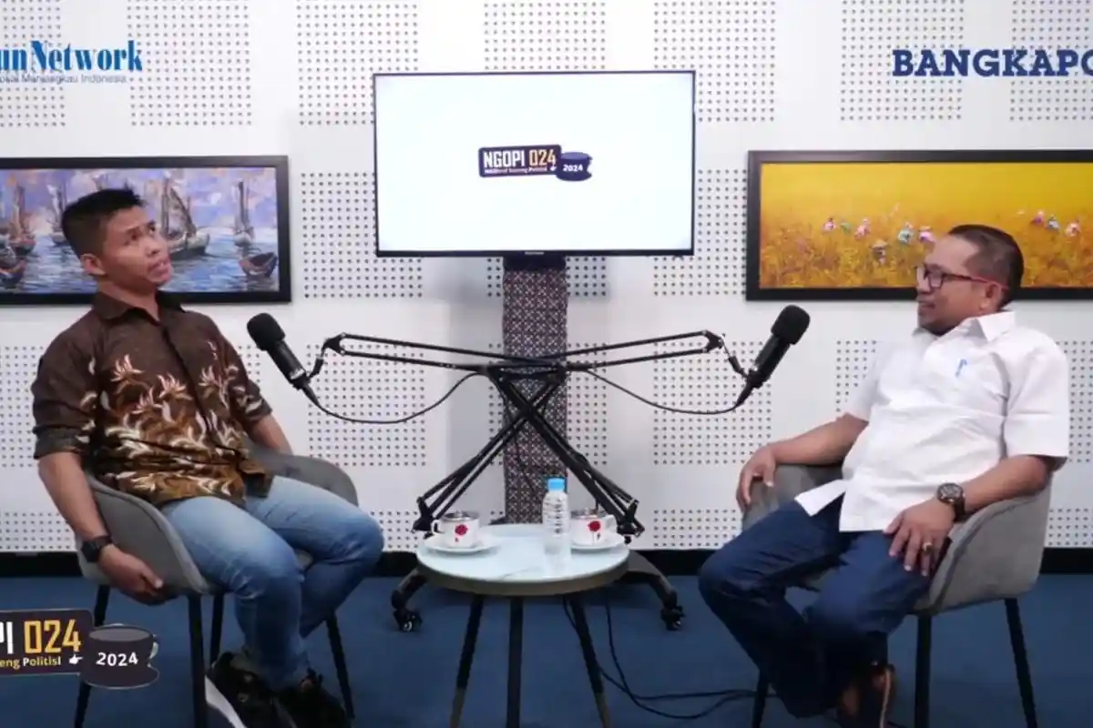 Ngopi-24 Bangka Pos, Urang Belitong Menuju Senayan, Guid Cardi Ngaku Tak Punya Beban Bertarung