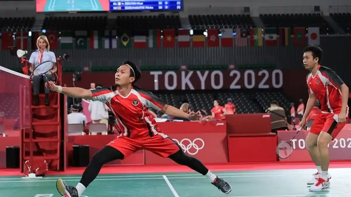 HASIL Drawing Perempat Final Bulutangkis Olimpiade Tokyo: Ahsan/Hendra Tantang Tuan Rumah Jepang