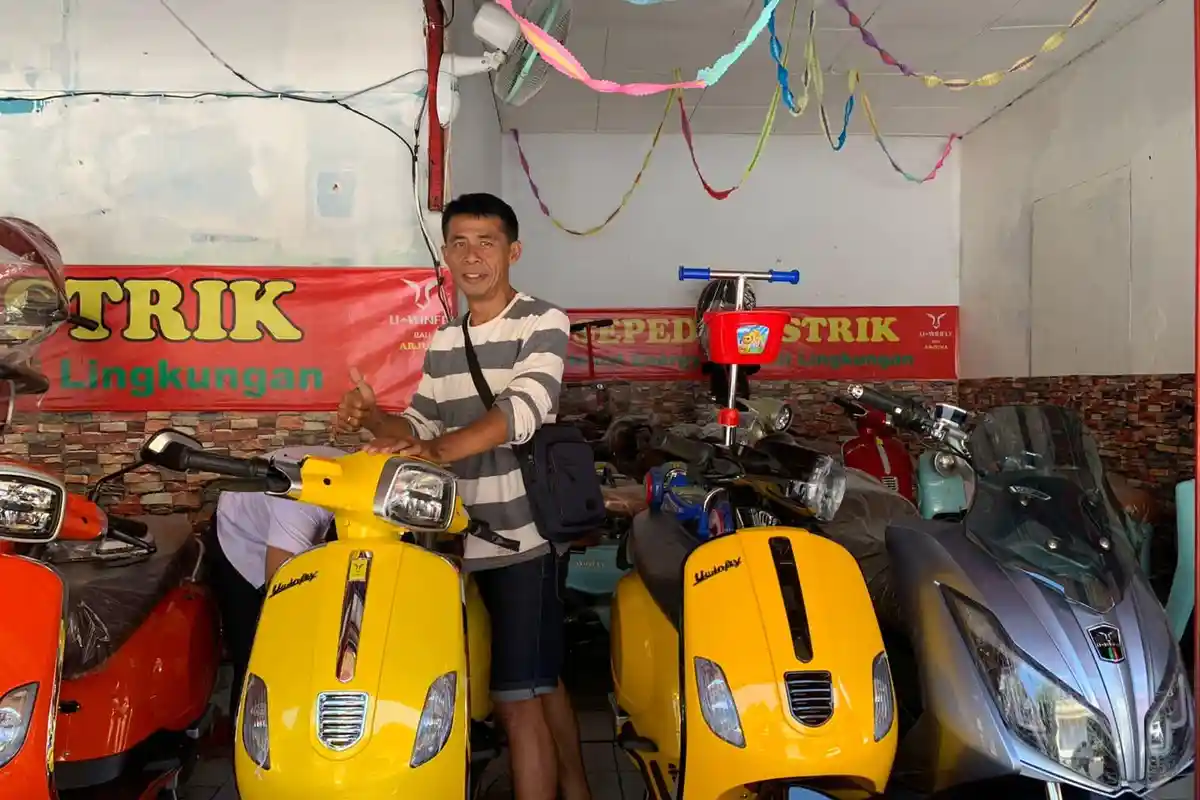 Dealer Motor Listrik di Bali Mulai Dilirik Masyarakat, Mampu Jual Motor Listrik 350 Unit