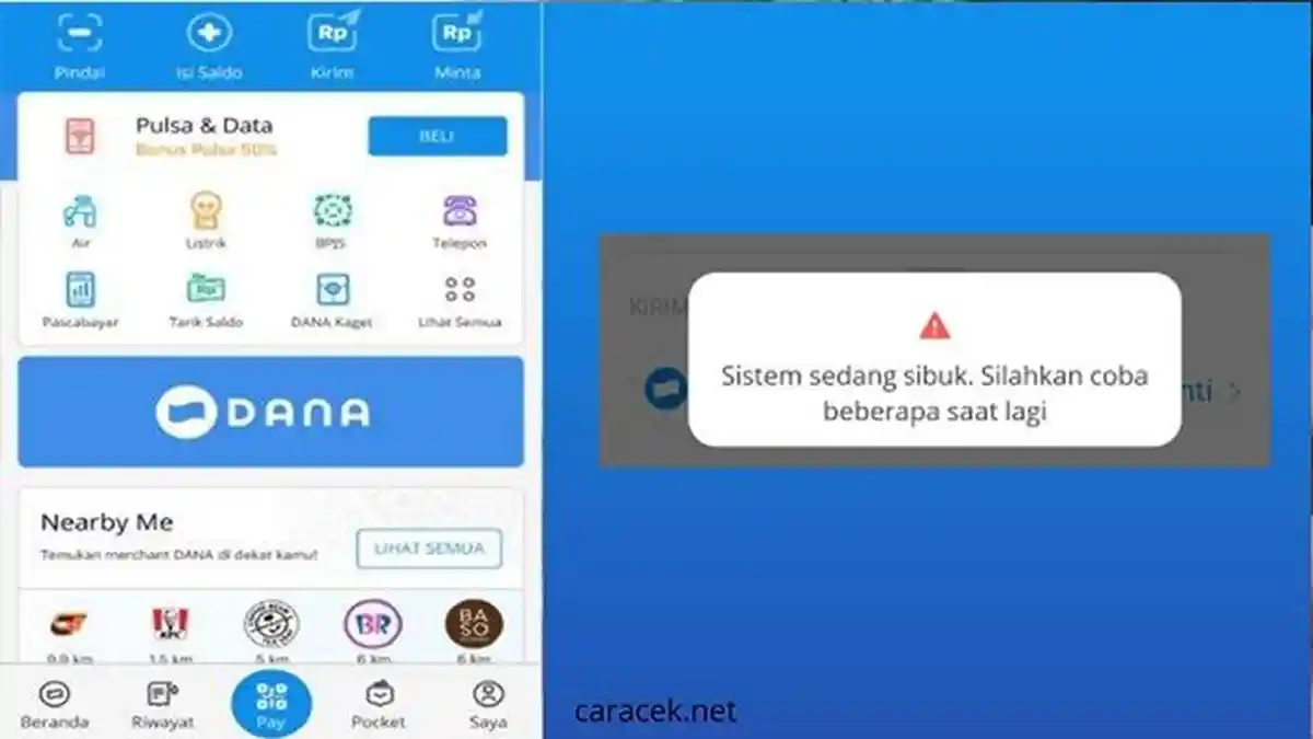 Penyebab dan Solusi Aplikasi DANA Tidak Bisa Transfer, Saldo tidak cukup Hingga Sistem DANA Error!