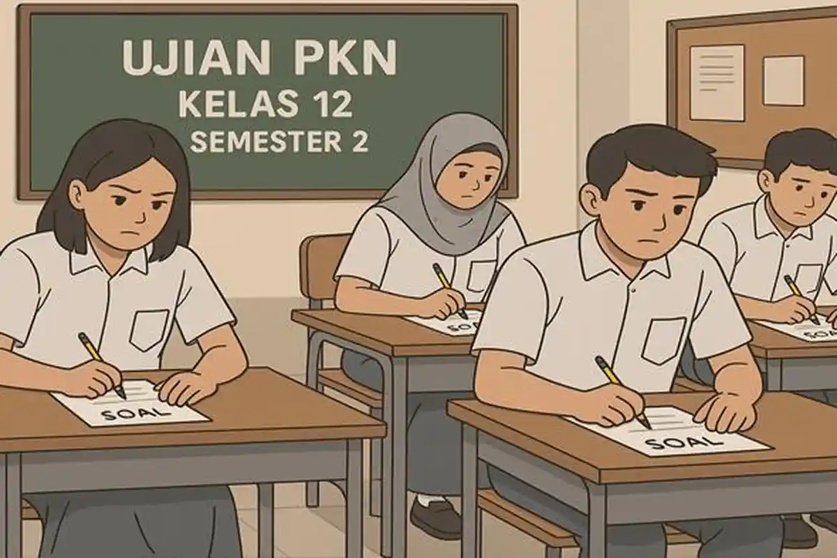 JAWABAN Ujian Sekolah PKN Kelas 12 Semester 2 Kurikulum Merdeka Soal UAS/PAS Pilihan Ganda Terbaru