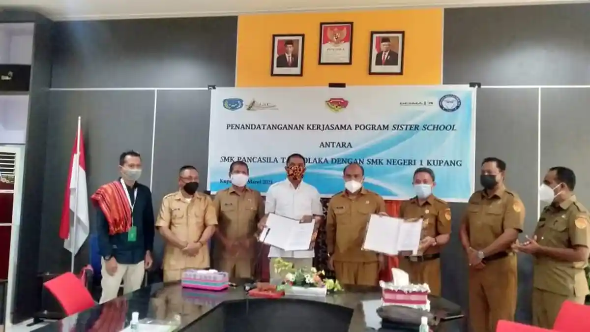 SMKN 1 Kupang Dan SMK Pancasila Kerjasama Sister School, Cek Info