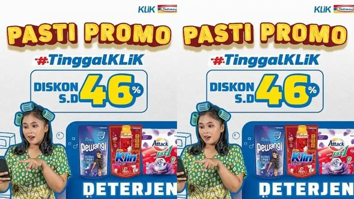 Katalog Promo Indomaret Hari ini Senin 8 Januari 2024, Belanja Online Deterjen Diskon 46 Persen