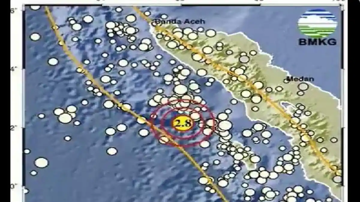 Aceh Diguncang Gempa Bumi, Lengkap Info BMKG: Pusat Gempa, Kedalaman, dan Kekuatan Gempa
