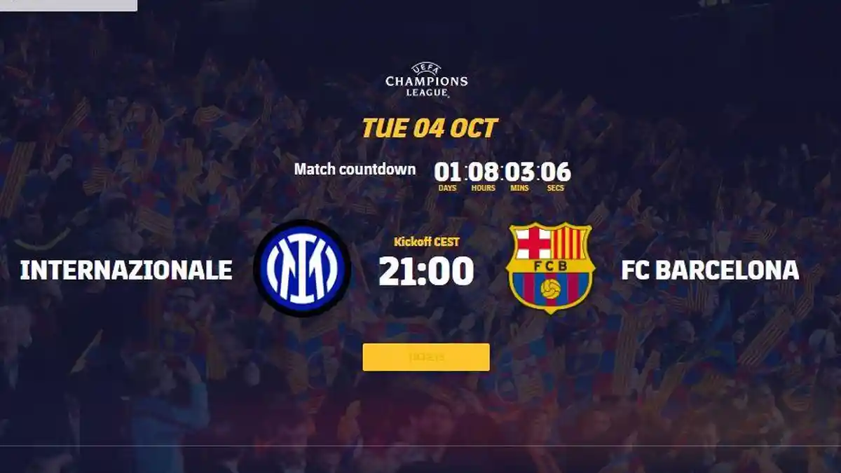 Inter vs Barca, Catatan Jelang Laga Liga Champions Ketiga Grup C