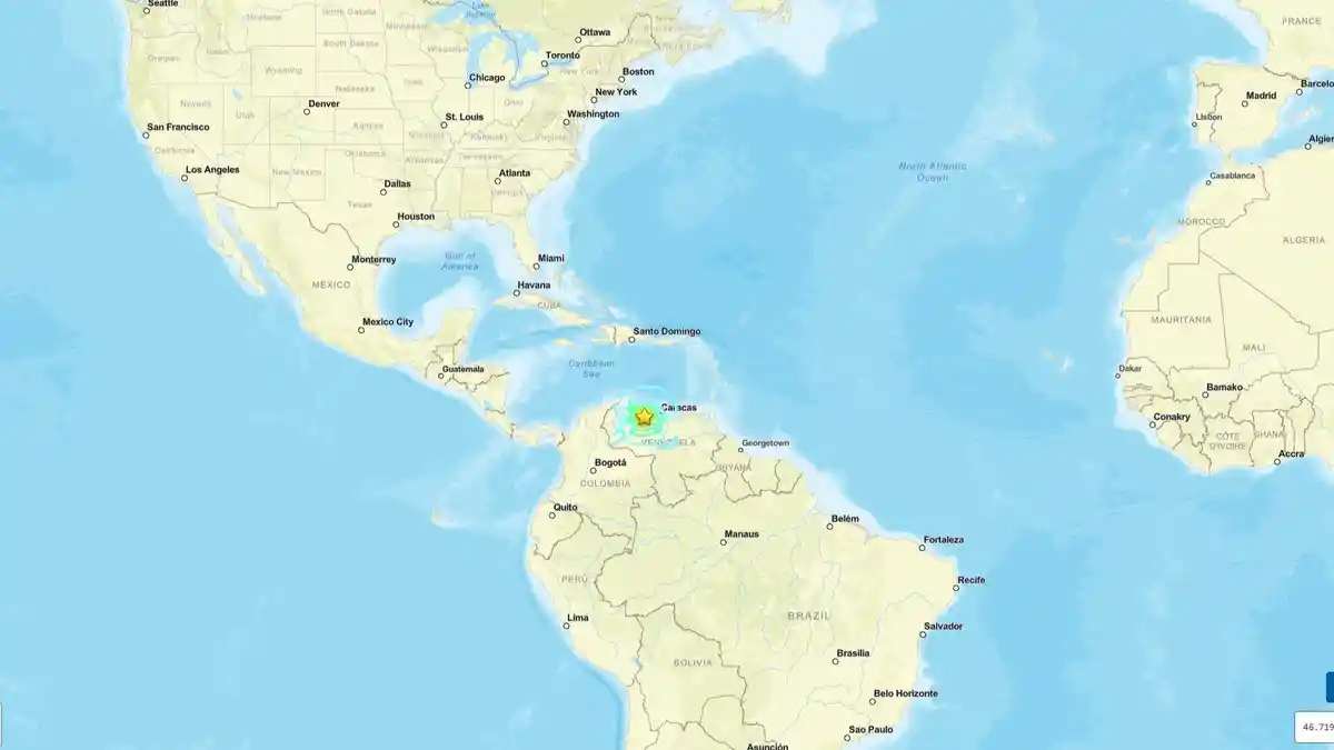 2 Gempa Besar Mengguncang Venezuela: Bangunan Runtuh, Warga Mengungsi - Tribunnews.com