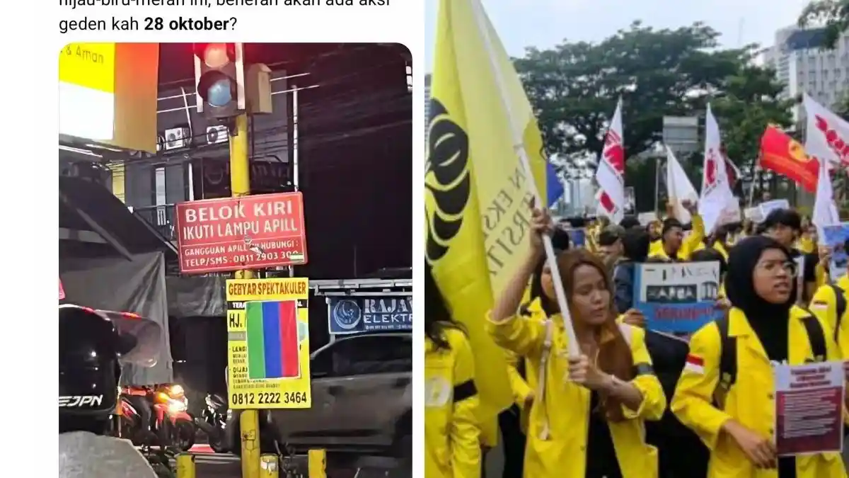 Viral Simbol Tiga Warna Jelang Demo 28 Oktober, Akademisi Ungkap Makna ...