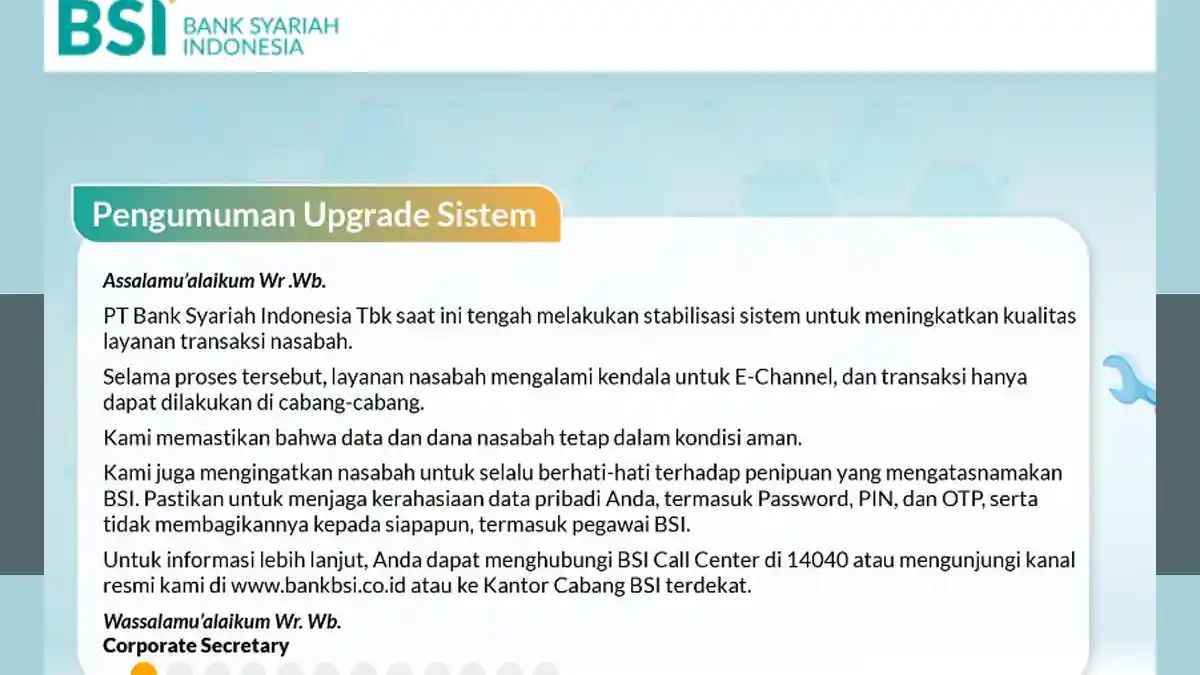 Aplikasi BYOND by BSI Error Tidak Bisa Diakses, Ini Penjelasan Pihak ...