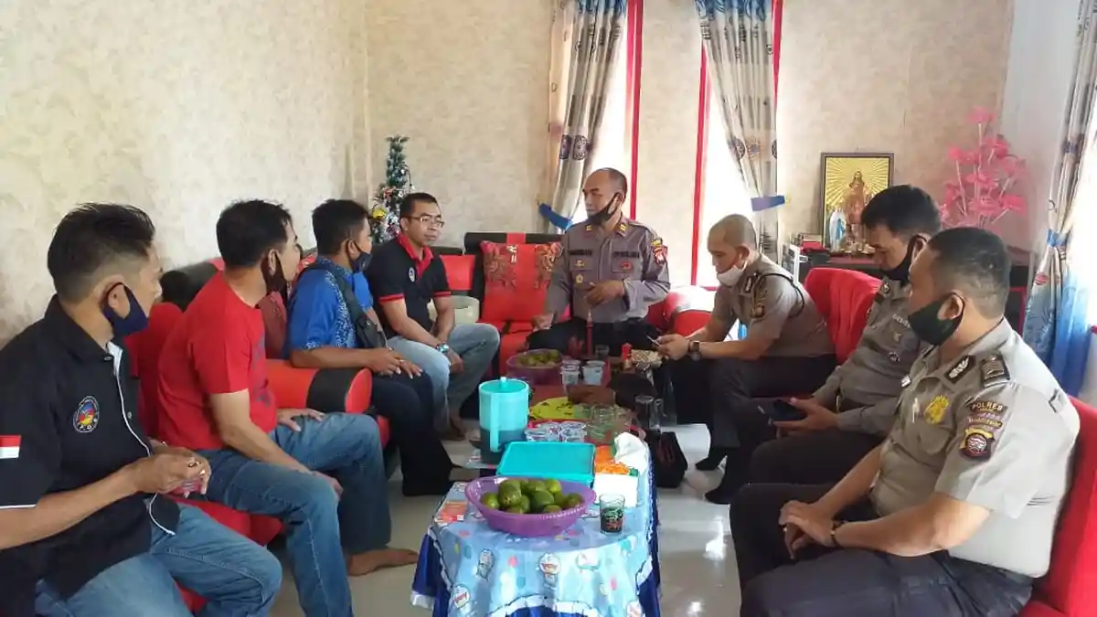 Binmas Polres Landak Sambangi Ormas POB
