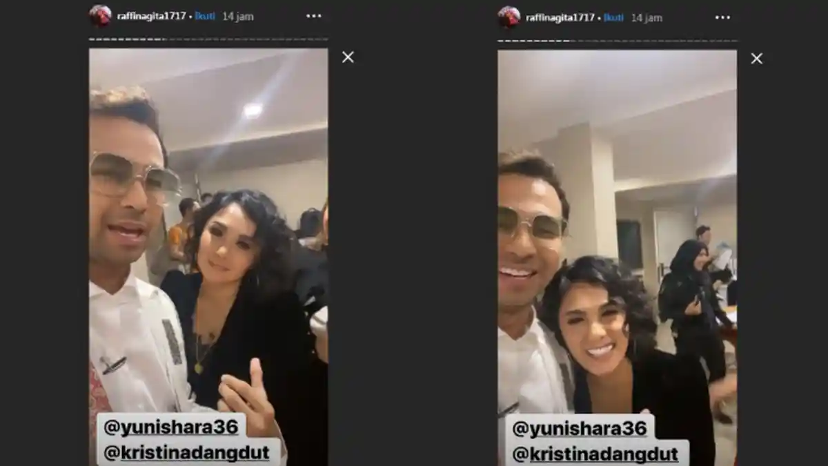 Momen Pertemuan Raffi Ahmad dan Yuni Shara setelah 8 Tahun, Kristina Ungkap Cerita di Baliknya