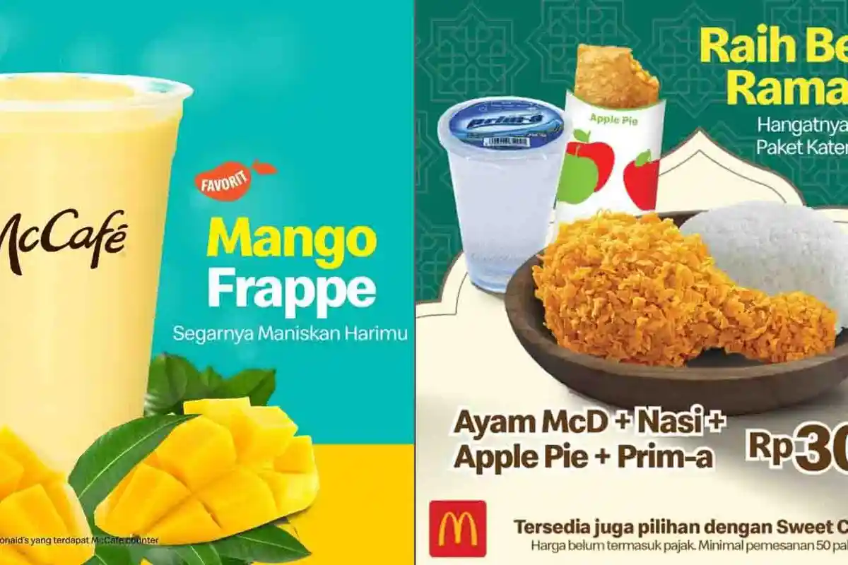 PROMO McDonalds Spesial Ramadhan Senin 11 April 2022, Lezatnya Ayam Lengkuas McD dengan Sambal Bajak