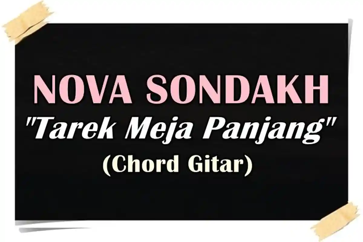 Lirik Lagu Tarek Meja Panjang - Nova Sondakh