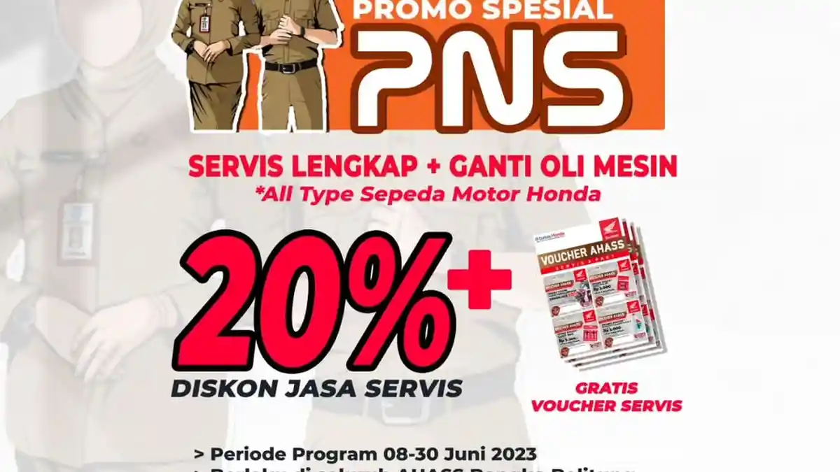 Tunas Dwipa Matra Belitung Berikan Program Diskon Spesial Bagi PNS Pemilik Motor Honda