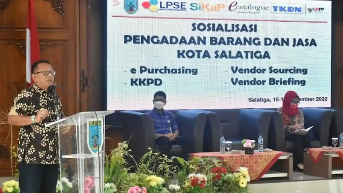 Sosialisasi Pengadaan Barang dan Jasa, Sinoeng: Harus Tepat Pagu dan Punya Integritas