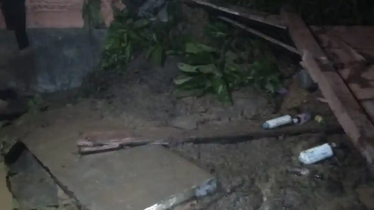 Rumah Warga Miskin di Lhokseumawe Tertimpa Longsor, Begini Kejadiannya