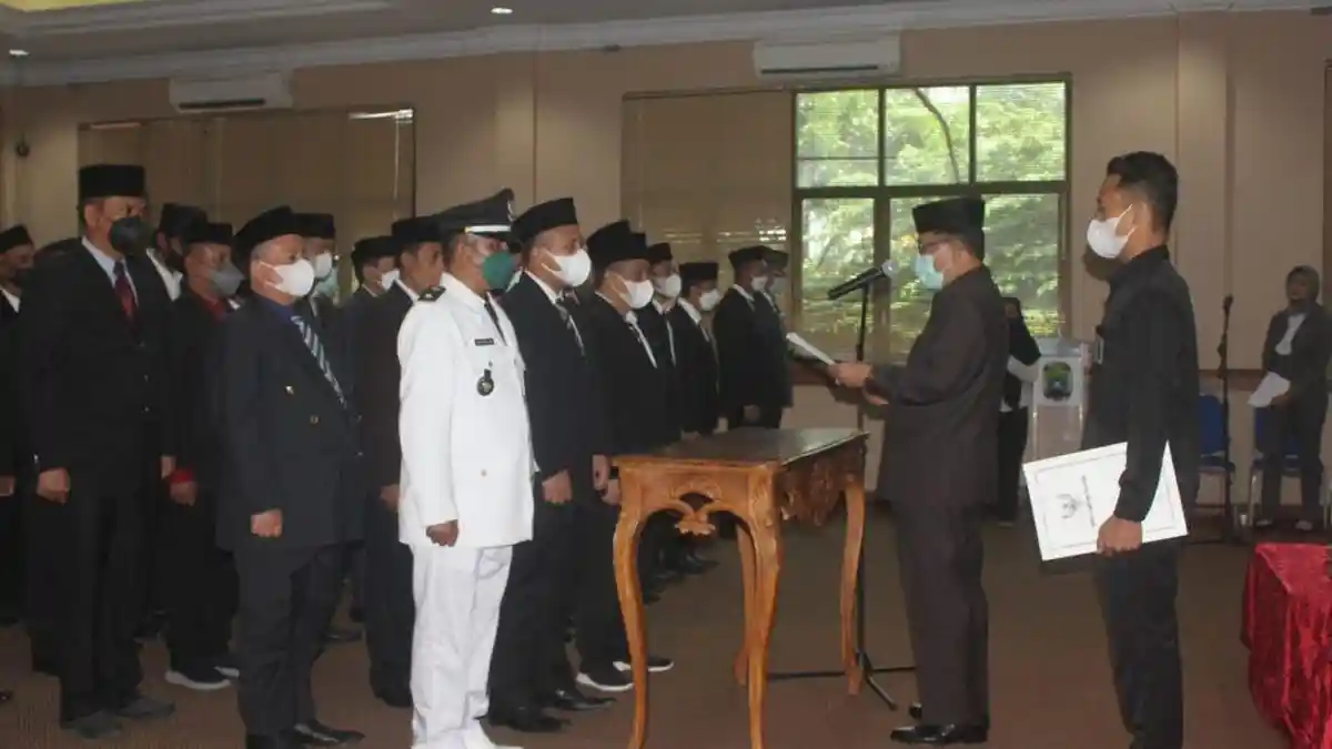 54 Pegawai Pemkab Lampung Selatan Dilantik Jadi Pengawas dan Administrator