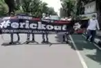 Aksi Demo Tuntut Copot Menteri BUMN Erick Thohir