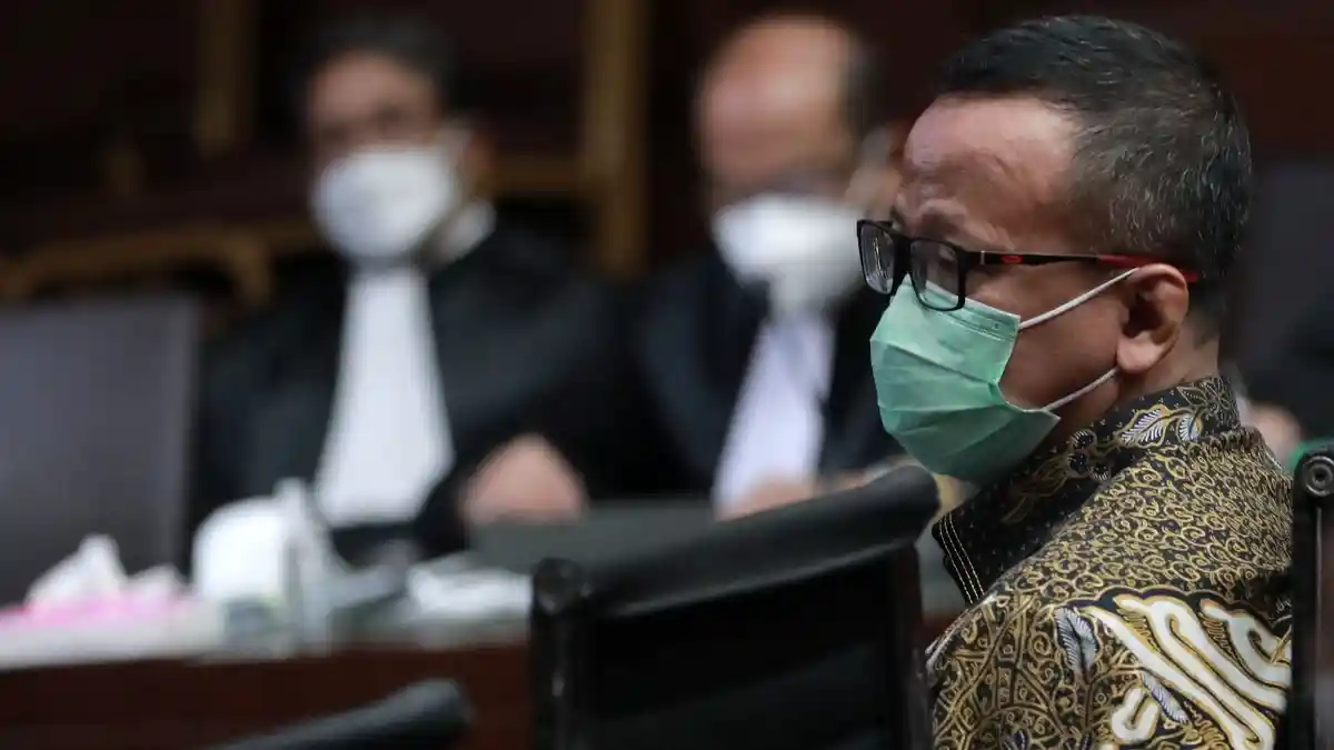 Bacakan Pledoi, Edhy Prabowo Minta Maaf Kepada Jokowi dan Prabowo Subianto