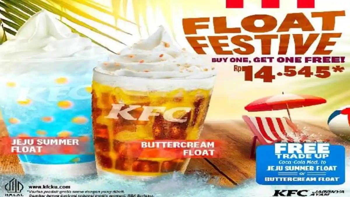 Promo KFC Hari Ini, Festival Float Beli 1 Gratis 1 Jeju Summer dan ...