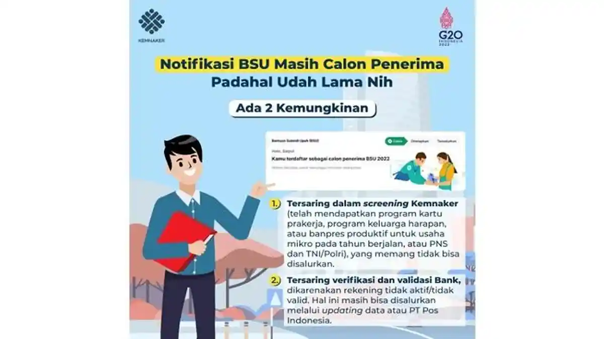 Status BSU Masih Calon Penerima? Perhatikan Hal Ini